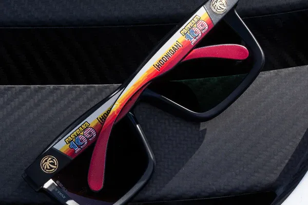Heatwave XL Vise Z87 Sunglasses: Black Frame / Sunblast Lens - Hoonigan Pastrana Arms