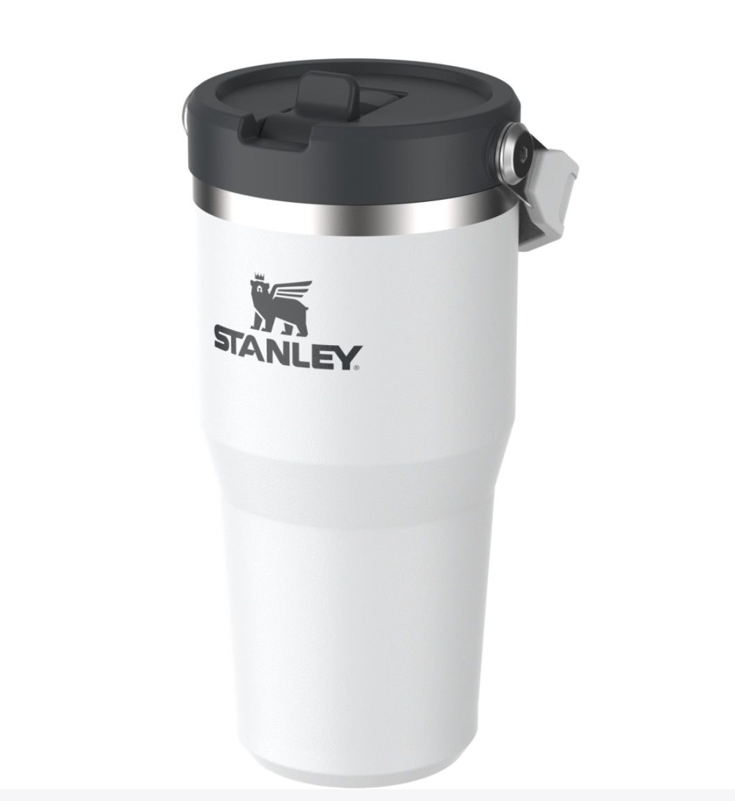 Stanley The IceFlow Flip Straw 2.0 Tumbler 20oz, Color: Chalk