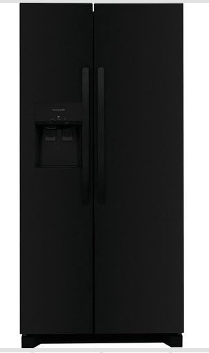 Frigidaire 22.2 Cu Ft 33" SD SxS BLACK Refrigerator (FRSS2323AB)