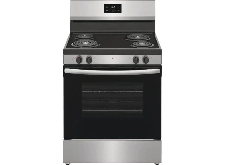 Frigidaire 30' Electric Coil Range Stainless Steel (FCRC3012BS) Frigidaire 30' Electric Coil Range Stainless Steel (FCRC3012BS)