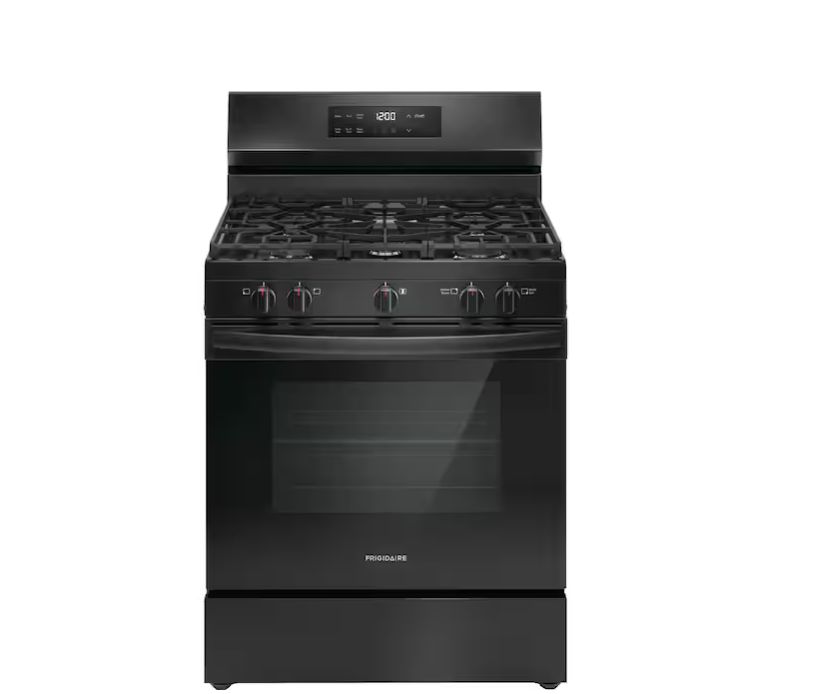 Frigidaire 30 "Gas Range in Black (FCRG3062AB)