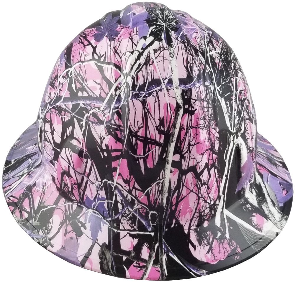 Glamour Camo Pink Hydro Dipped Hard Hats Full Brim Style Design HDHH-782-FB Glamour Camo Pink Hydro Dipped Hard Hats Full Brim Style Design HDHH-782-FB