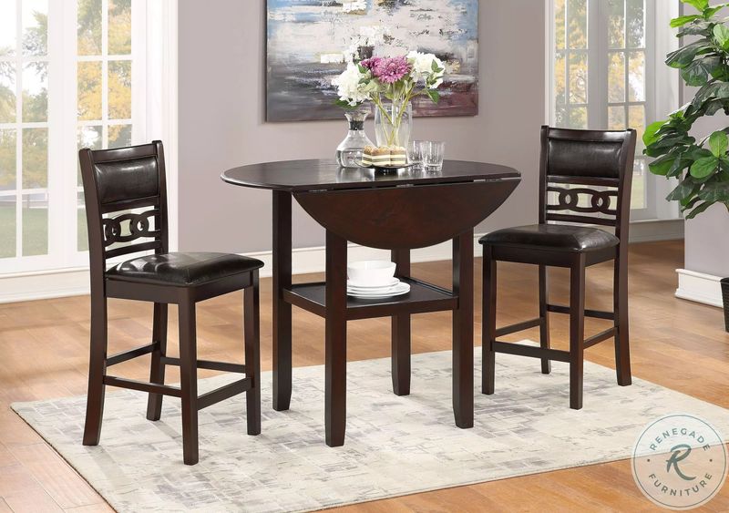 Gia 3pc. Counter HT Dining Set (D1701-42S-EBNY)