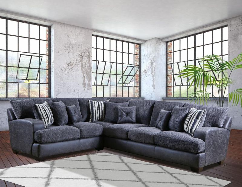 Blue MT Maddox Smoke Sectional 2016-33/32