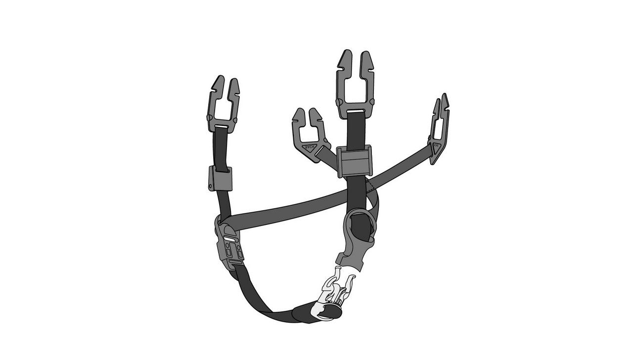 MSA 4 Point Chin Strap For MSA Hard Hats GA90047