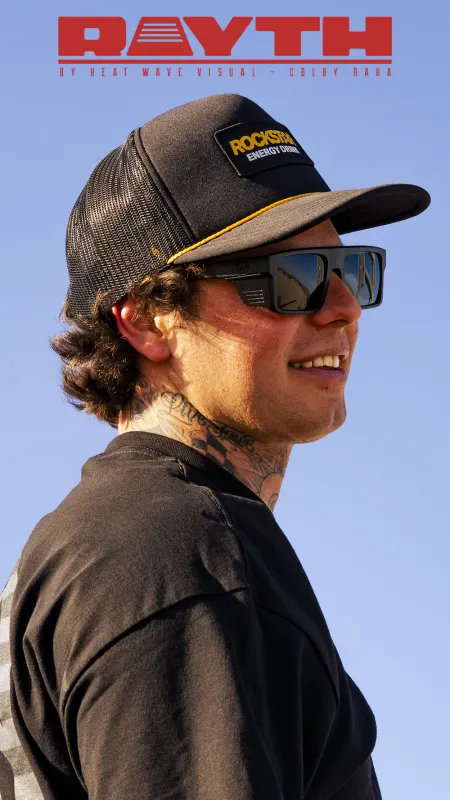 Heatwave Performance Rayth Z87+ Sunglasses: Black Frame/Ultra Black Lens