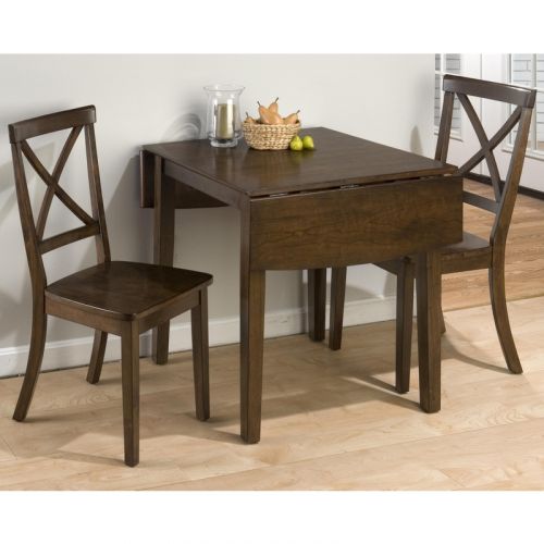 Jofran Drop-Leaf Standard 3Pc. Dining Set in Cherry (342)
