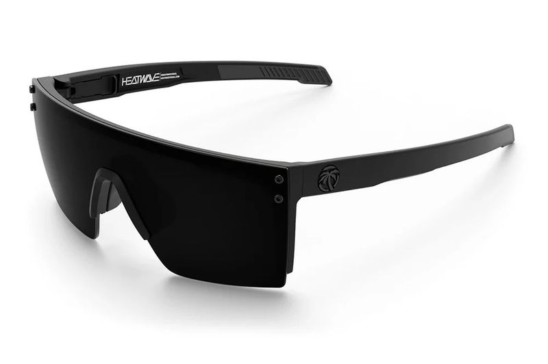 Heatwave Performance Lazer SLIM Z87+ Sunglasses: Black Frame / Ultra Black Lens