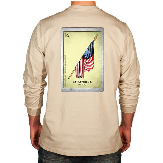 BENCHMARK FR Graphic Print T-Shirt La Bandera Loteria