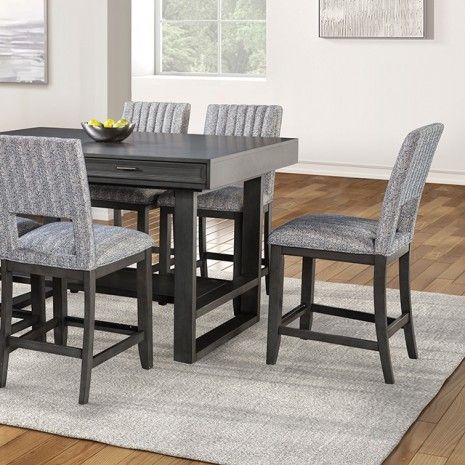 Potton CT height set w/8 chairs (FM3425GY)