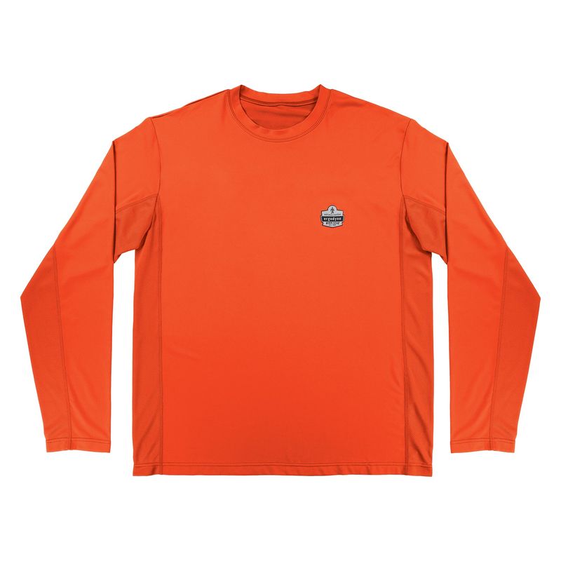 Ergodyne Chill-Its® Cooling Long Sleeve Sun Shirt, Orange- 6689