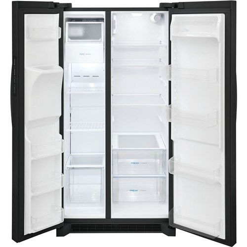 Frigidaire 25.6 Cu. Ft. 36" Standard Depth Side by Side Refrigerator (FRSS2623AB)