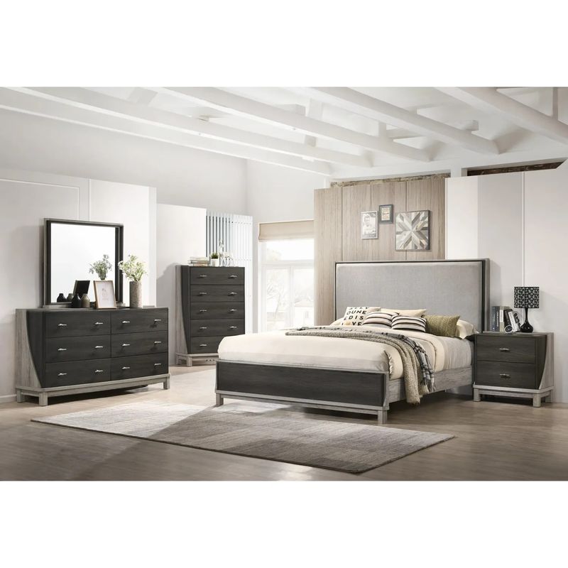Lifestyle Kyleen Gray Queen Bed (C8451A-Q48/C8451A-BXN)