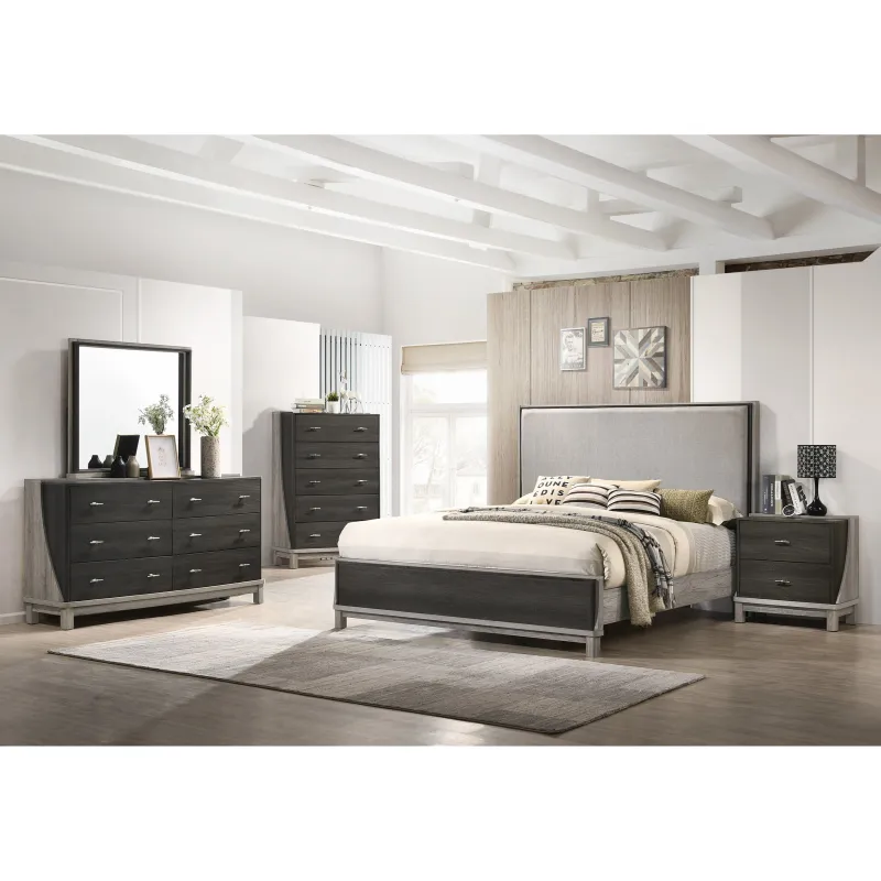 Lifestyle Kyleen Gray Dresser/Mirror (C8151A-045/C8151A-050)