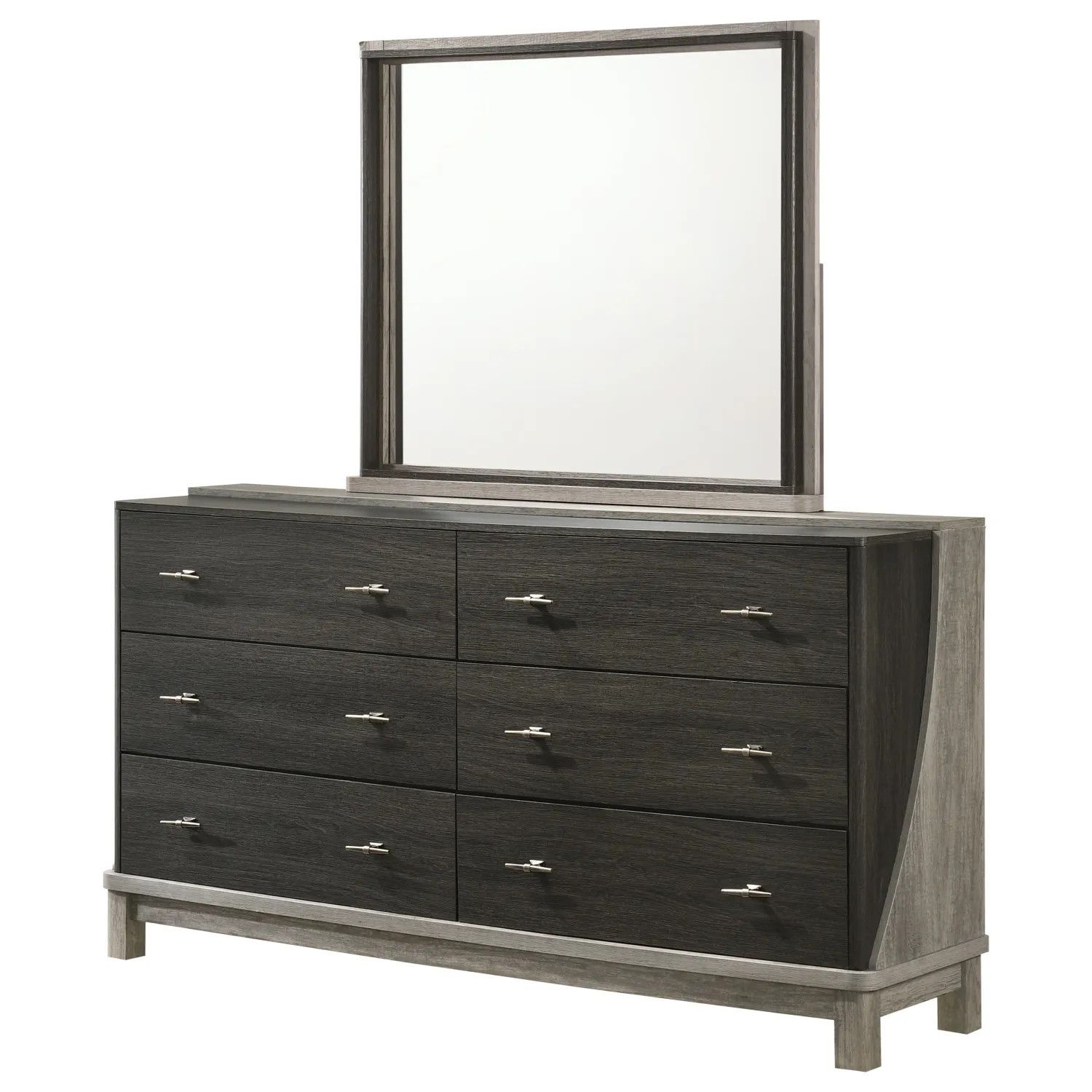 Lifestyle Kyleen Gray Dresser/Mirror (C8151A-045/C8151A-050)