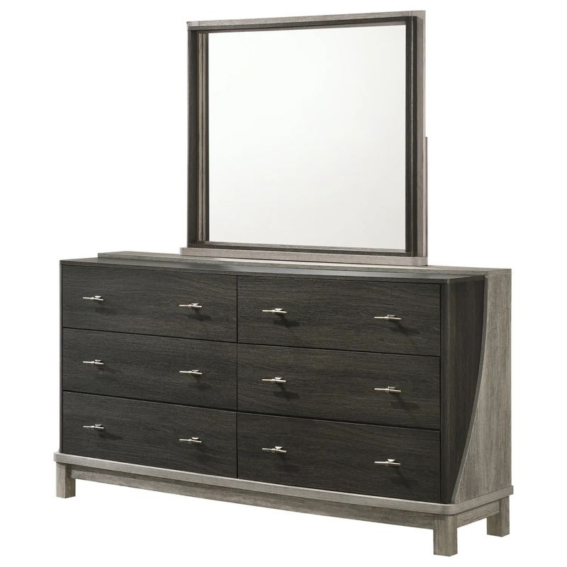 Lifestyle Kyleen Gray Dresser/Mirror (C8151A-045/C8151A-050)