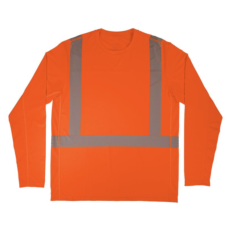 Ergodyne Chill-Its® Class 2 Cooling Hi-Vis Sun Shirt, Orange- 6688