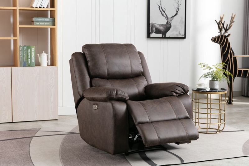 Canyon Walnut Power Recliner (80163-WALNUT)