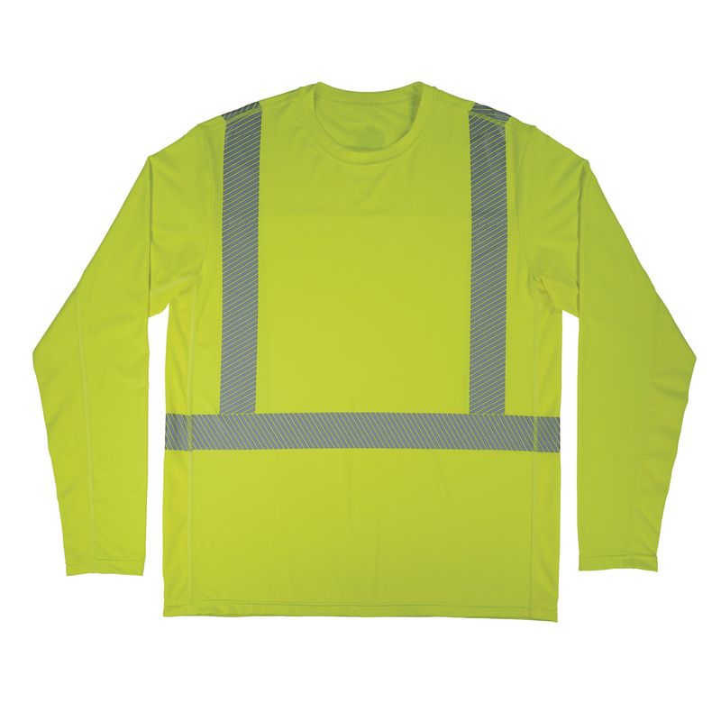 Ergodyne Chill-Its® Class 2 Cooling Hi-Vis Sun Shirt, Lime- 6688