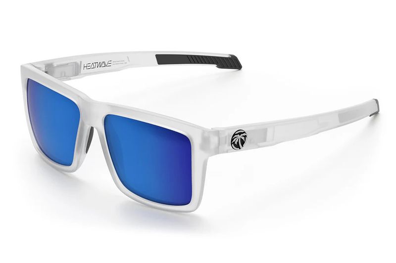 Heatwave Performance Vise Z87+ Sunglasses: Vapor Frost Frame / Polarized Coastal