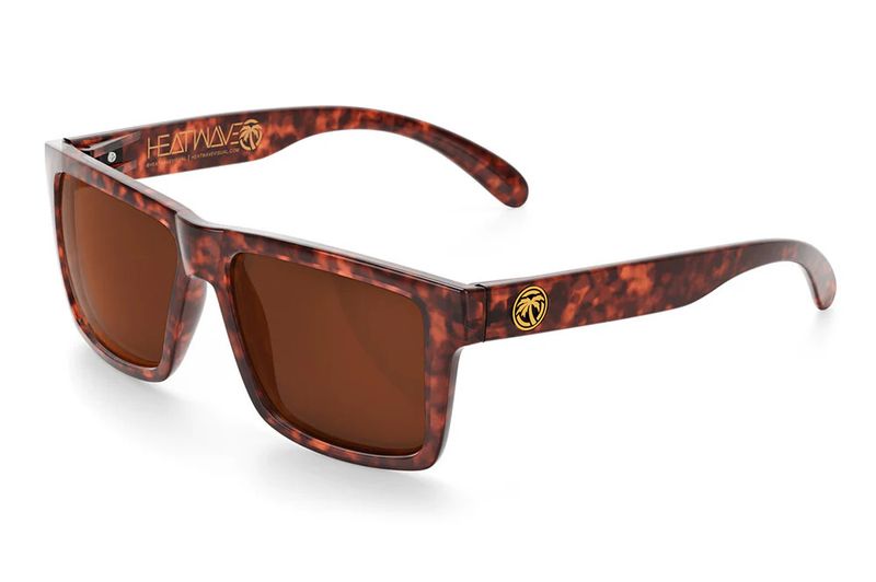Heatwave XL Vise Z87 Sunglasses: Tortoise Frame / Polarized Brown