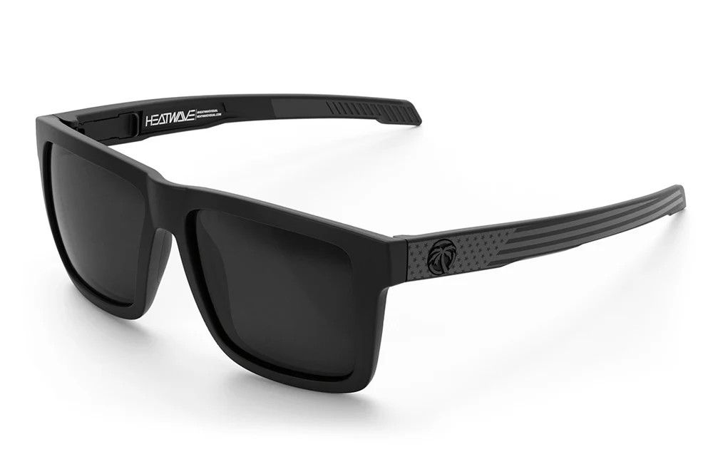 Heatwave Performance XL Vise Z87+ Sunglasses: Black Frame / polarized Black - SOCOM Arms