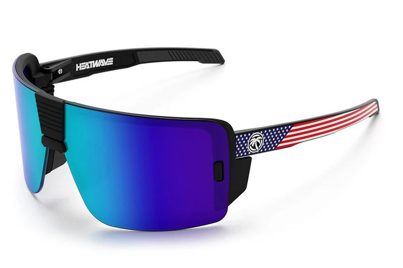 Heatwave Vector Z87+ : Black Frame / Galaxy Blue - USA Stars & Stripes Arms