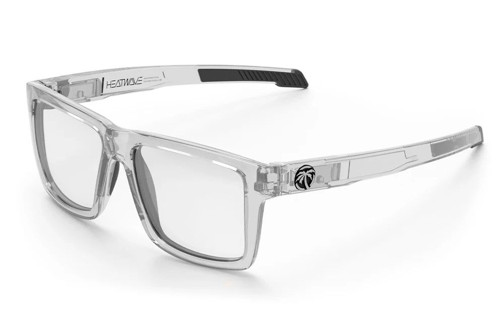 Heatwave Performance Vise Z87+ Sunglasses: Vapor Clear Frame / Clear Lens