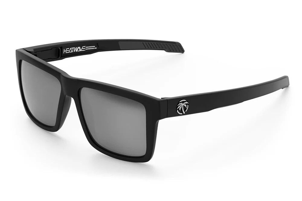 Heatwave Performance Vise Z87+ Sunglasses: Black Frame / Polarized Silver Heatwave Performance Vise Z87+ Sunglasses: Black Frame / Polarized Silver