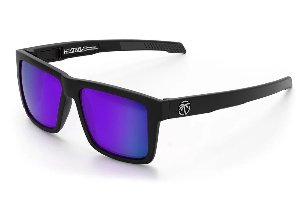 Heatwave Performance Vise Z87+ Sunglasses: Black Frame / Ultra Violet Lens
