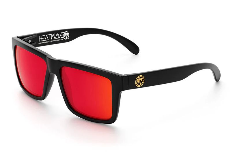 Heatwave Vise Z87 Sunglasses: Black Frame / Firestorm Lens