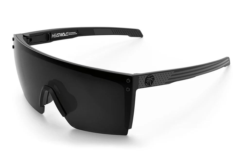 Heatwave Performance XL Lazer Face Z87+ Sunglasses: Black Frame / Black Lens - SOCOM Arms