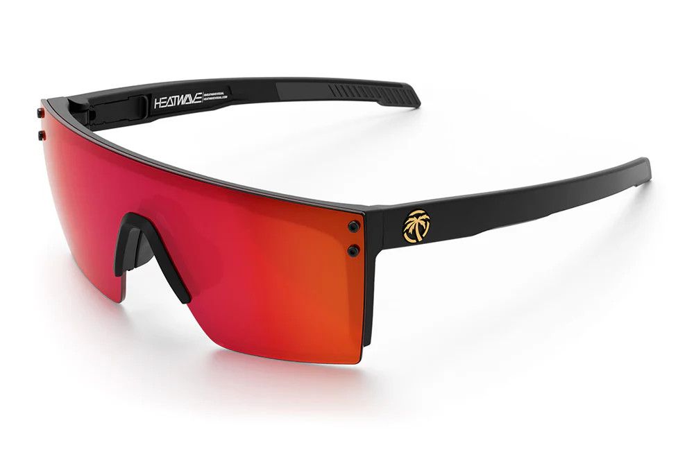 Heatwave Performance Lazer SLIM Z87+ Sunglasses: Black Frame / Firestorm Lens