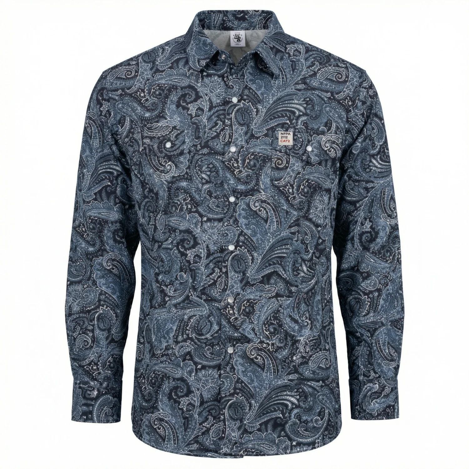 WoahBros FR Blue Paisley Shirt
