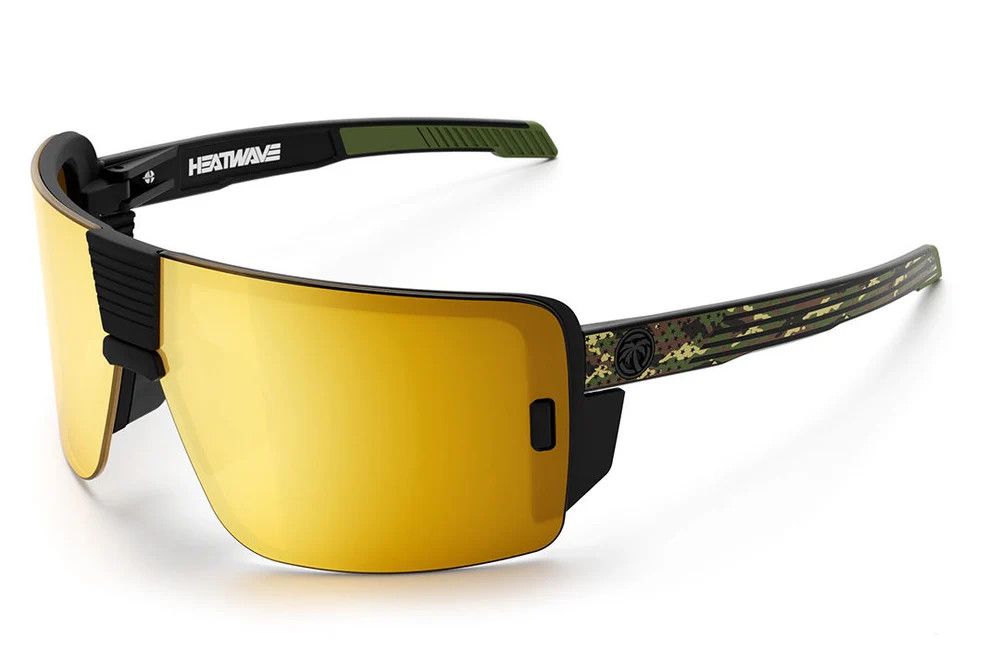 Heatwave Vector Z87+ : Black Frame / Gold Rush Lens - CAMOCOM Arms