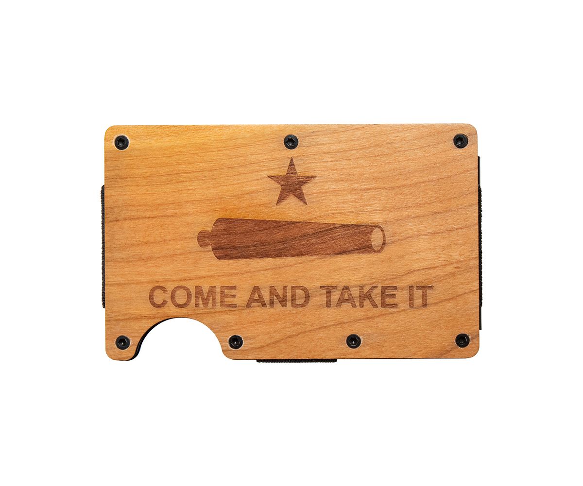 3D Mens Money Clip Come And Take It Natural D250017348 3D Mens Money Clip Come And Take It Natural D250017348