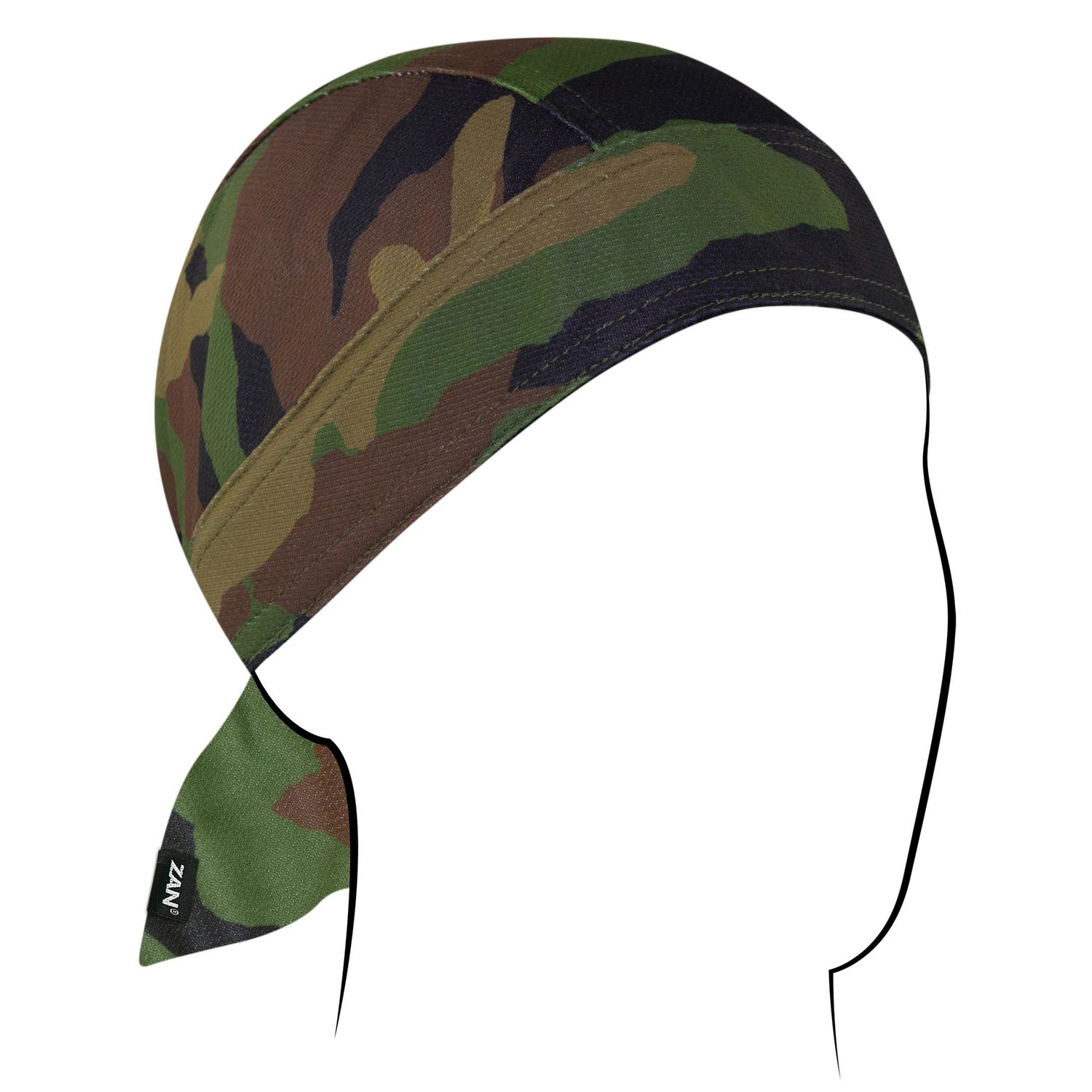 Zan Flydanna Polyester Micromesh Woodland Camo ZM118 Zan Flydanna Polyester Micromesh Woodland Camo ZM118