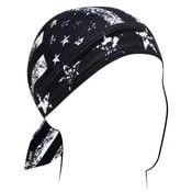 Zan Flydanna SportFlex UPF50+ Distressed Flag Black & White ZL164