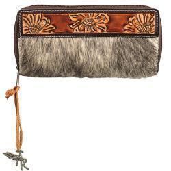 Angel Ranch Spotted Calf Hair Collection Wallet Brown D330005802 Angel Ranch Spotted Calf Hair Collection Wallet Brown D330005802