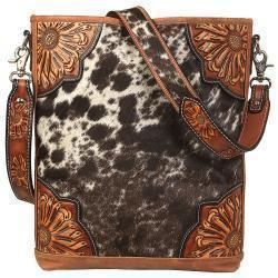 Angel Ranch Spotted Calf Hair Collection Conceal Carry Crossbody Brown D330005502