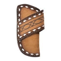 3D Knife Sheath Roughout Boot Stitch Brown D8403702 3D Knife Sheath Roughout Boot Stitch Brown D8403702