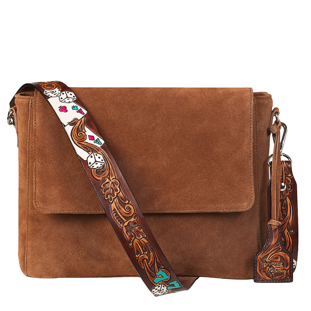 Angel Ranch Roxie Collection Messenger Bag Brown D330012602