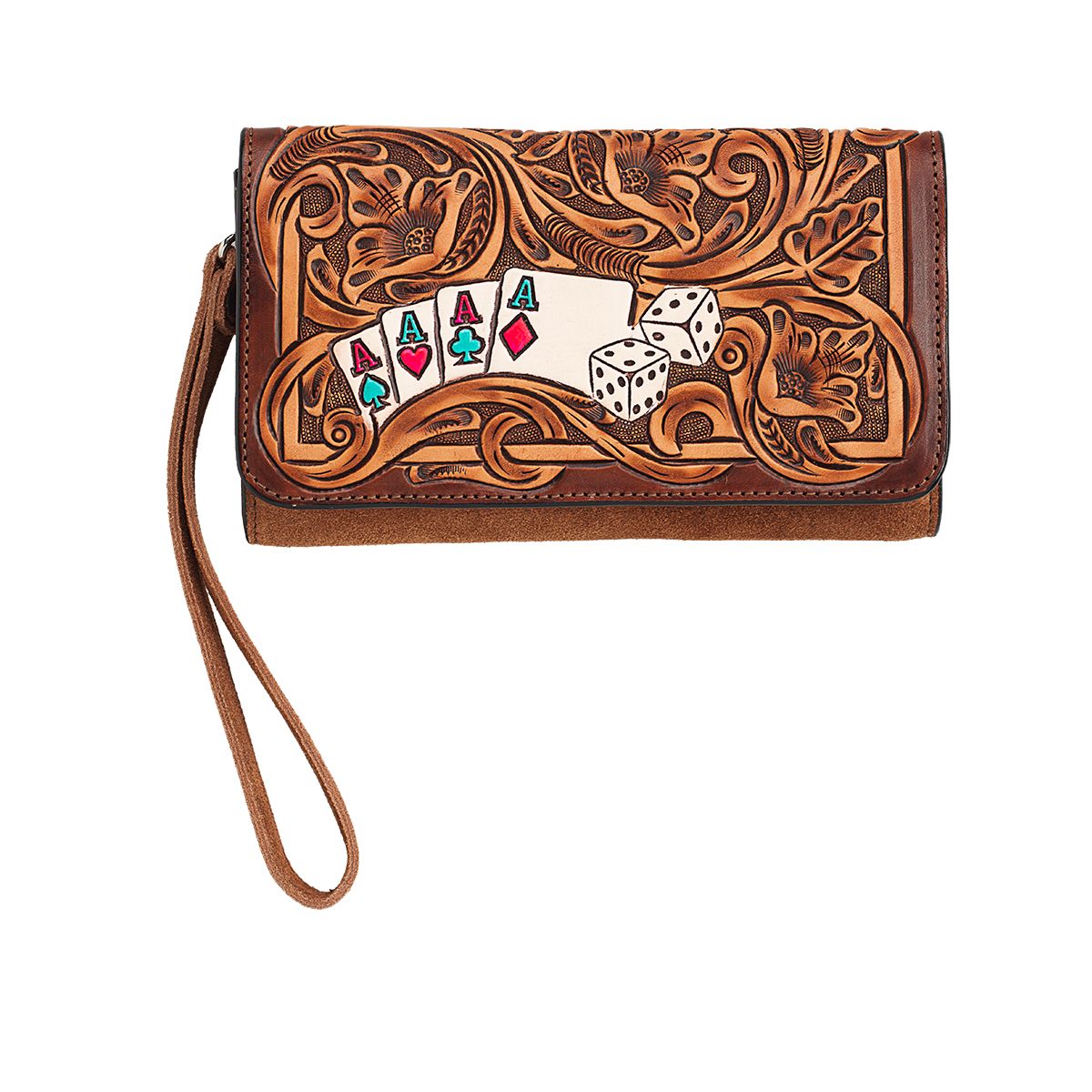 Angel Ranch Roxie Collection Wallet Brown D330012702 Angel Ranch Roxie Collection Wallet Brown D330012702