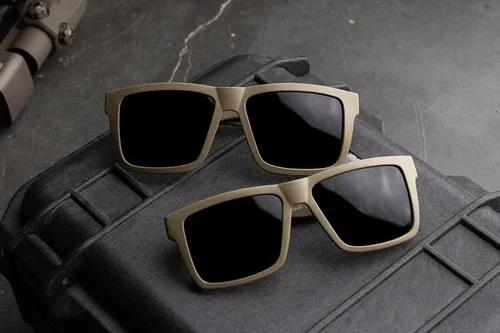 Heatwave Vise Z87 Sunglasses DESERT TAN: Black Lens
