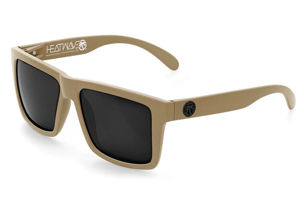 Heatwave XL Vise Z87 Sunglasses: DESERT TAN: Black Lens Heatwave XL Vise Z87 Sunglasses: DESERT TAN: Black Lens
