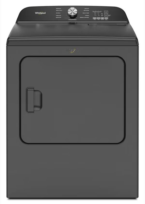Whirlpool 7.0 cu ft Dryer, Electric in Grey (WED6150PB)