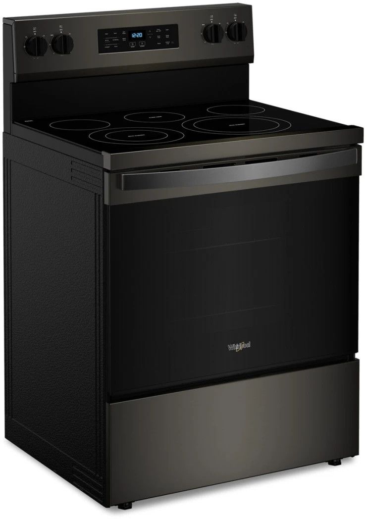 Whirlpool 30" FS Electric Range, Black (WFE550SOLB)