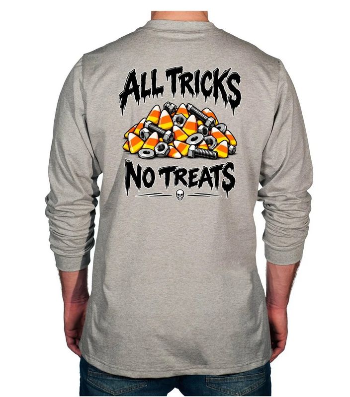 Benchmark FR Shirt All Tricks No Treats- 3118FRLG