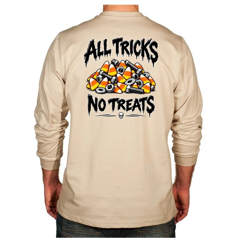 Benchmark FR Shirt All Tricks No Treats- 3118FRB