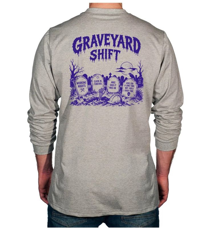 Benchmark FR Shirt Graveyard Shift- 3118FRLG